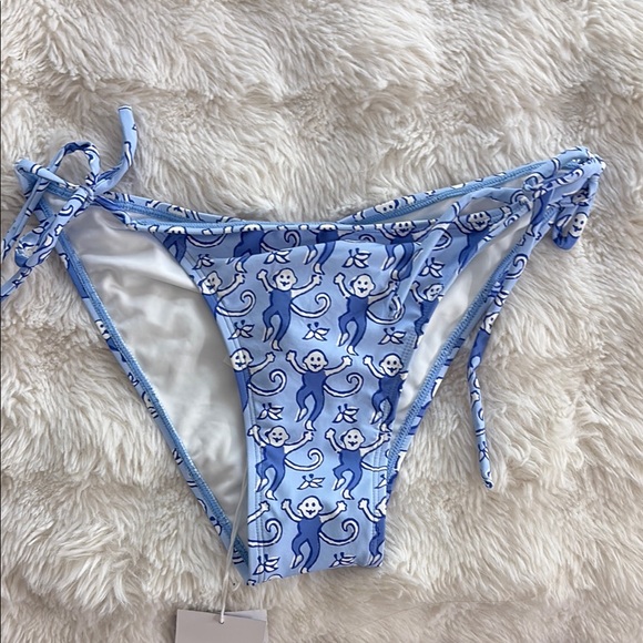 Roller Rabbit Blue and White Bikini Set - Picture 5 of 6